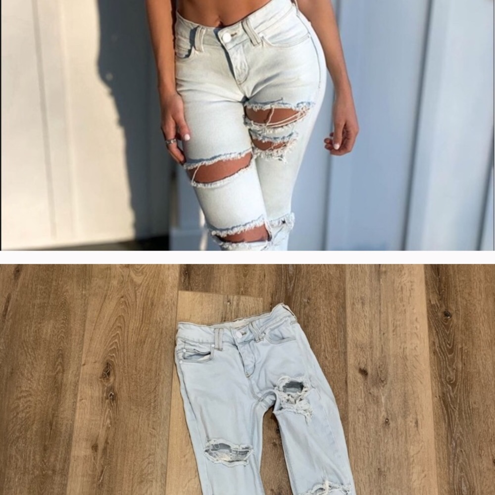Silent and noise jeans